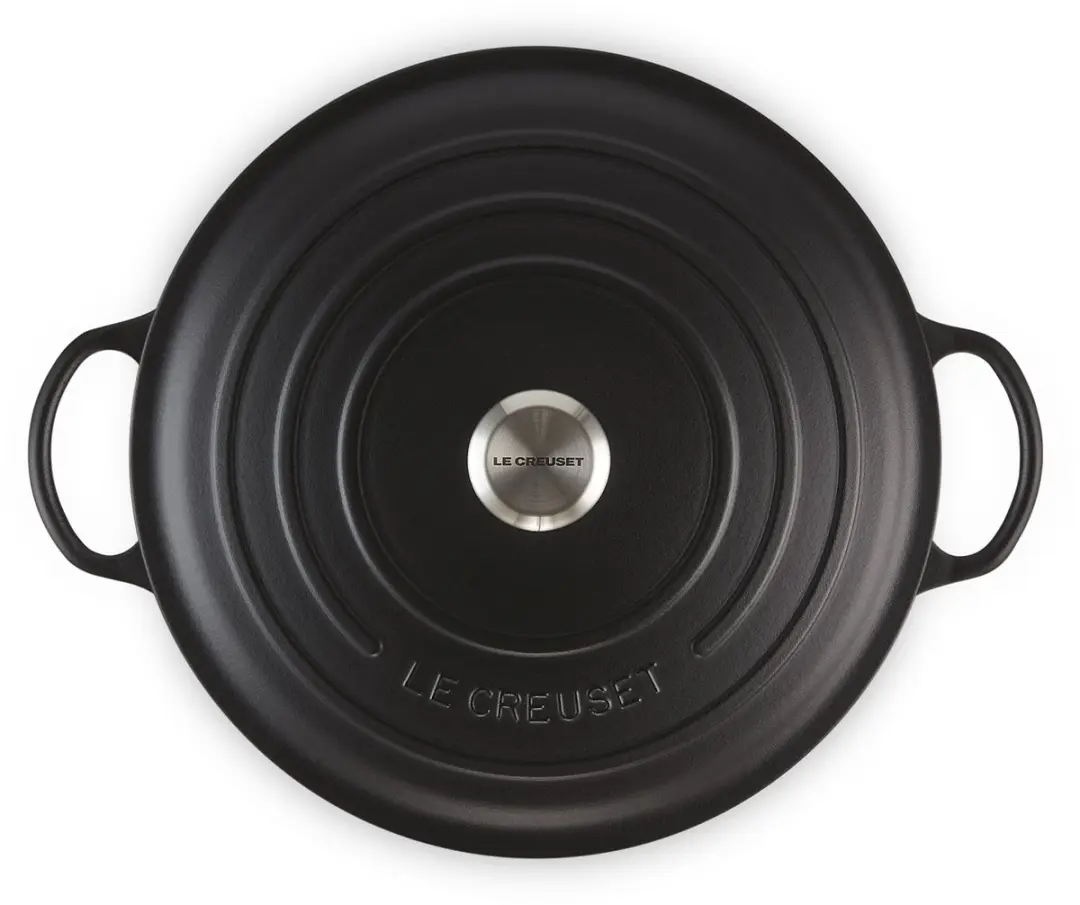 Le Creuset Signature Marmite Mat Zwart Ø26cm - 4,1L - 2 Stuks