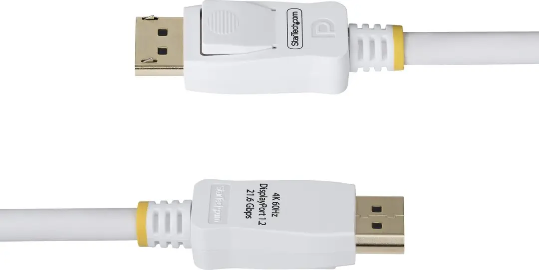 Startech DP12-CABLE-10FTW DisplayPort Kabel 3m - Wit - 4K60Hz