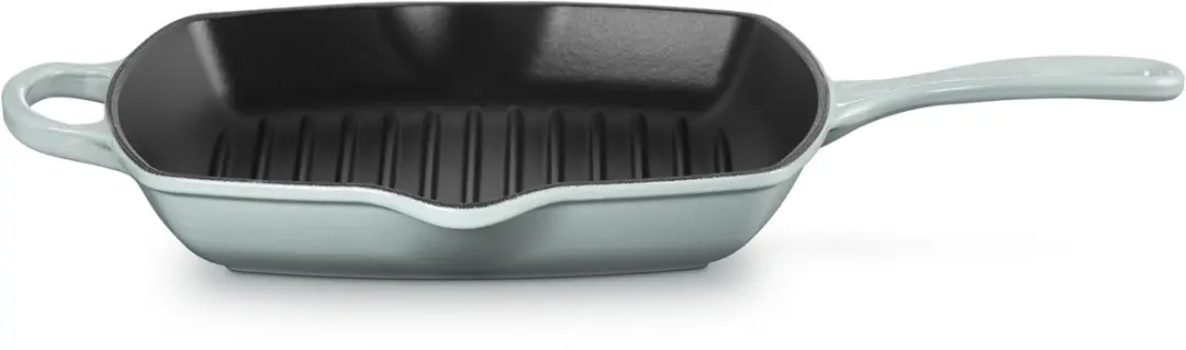 Le Creuset Signature Vierkante Grillpan 26cm - Sea Salt
