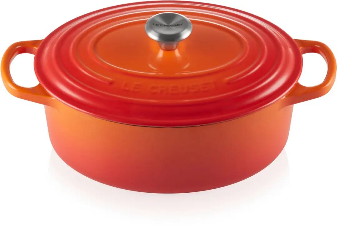 Le Creuset Signature Ovale Braadpan 27cm - 4,1L - Oranjerood