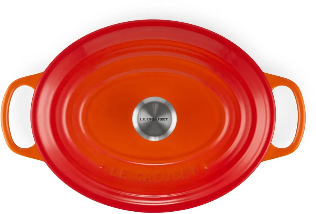Le Creuset Signature Ovale Braadpan 27cm - 4,1L - Oranjerood