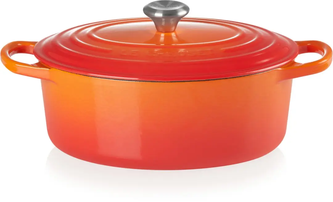 Le Creuset Signature Ovale Braadpan 27cm - 4,1L - Oranjerood