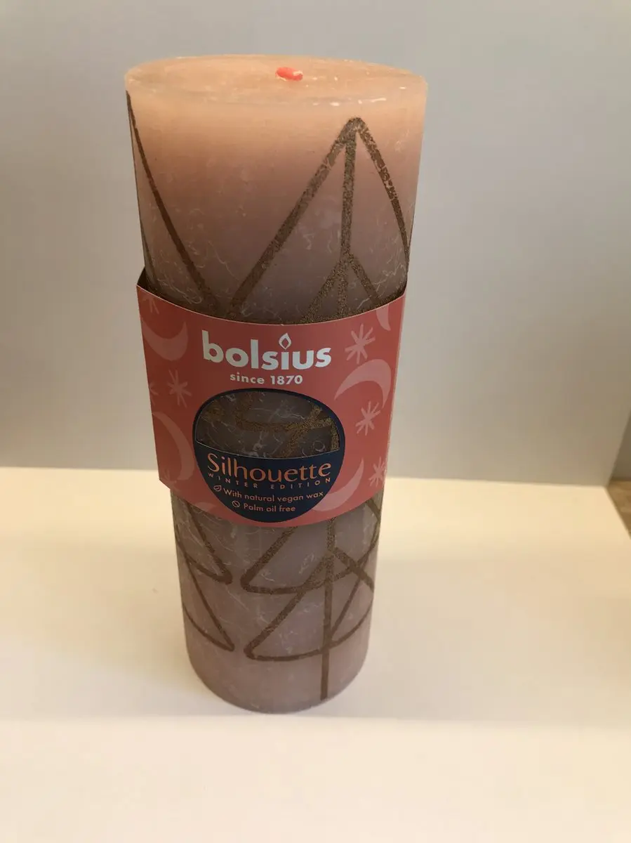 Bolsius Stompkaars 19x6,8cm - Roze