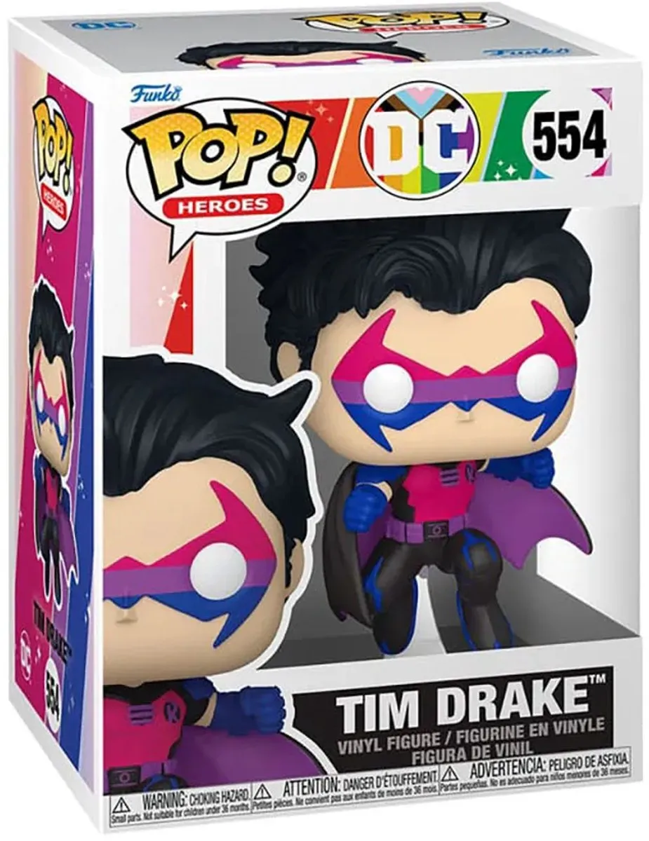Funko Pop Heroes Tim Drake Pride Editie DC Comics - Multicolor