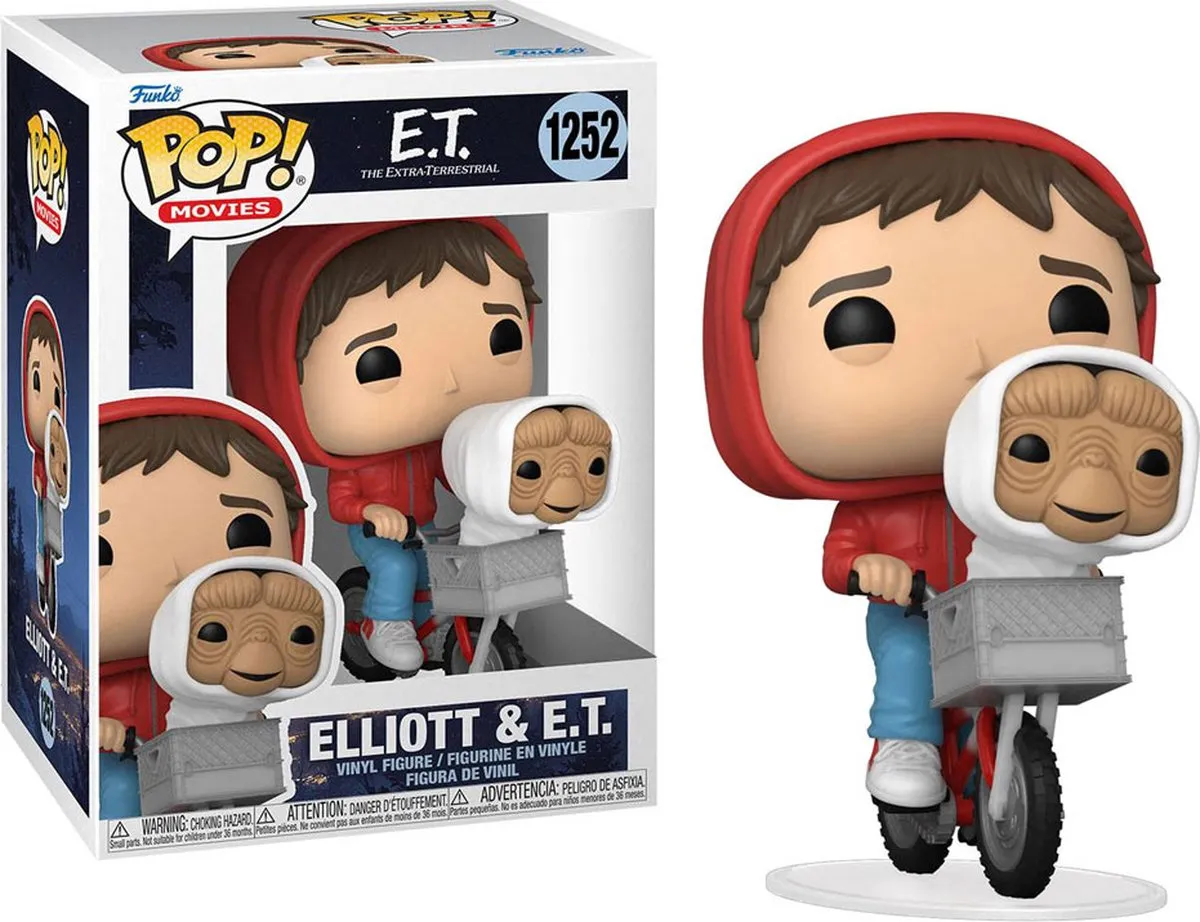 Funko Pop Movies E.T. Elliott & E.T. #1252