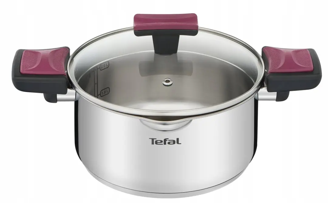 Tefal Cook&Clip Pannenset RVS - 10-delig - Silver