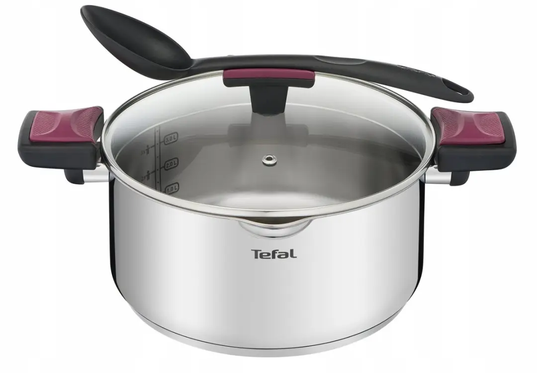 Tefal Cook&Clip Pannenset RVS - 10-delig - Silver