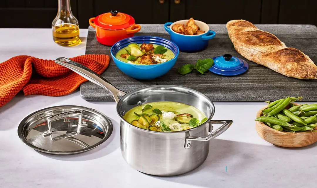 Le Creuset RVS Steelpan 18cm - 2,8L