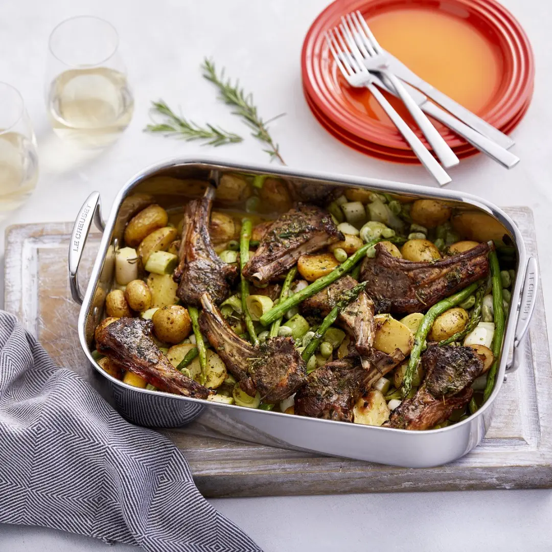 Le Creuset RVS Braadslede 35x27cm