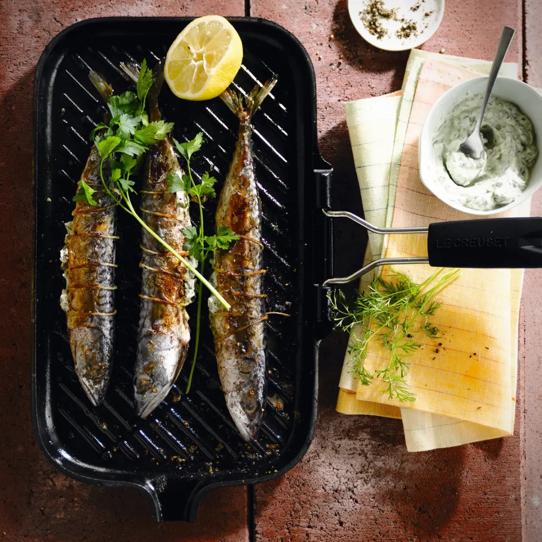 Le Creuset Grillpan Mat Zwart 36cm
