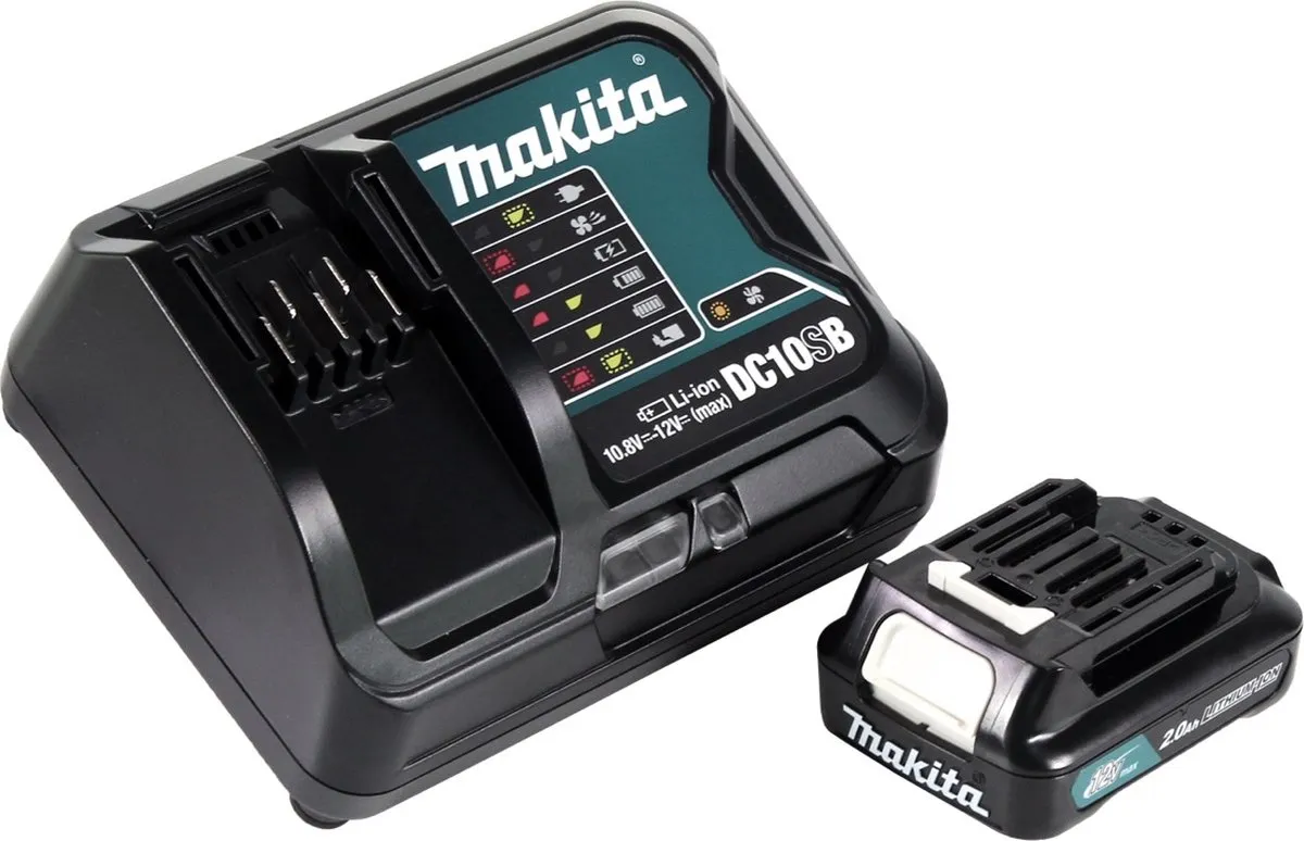 Makita Power Source Kit 12V BL1021B - 2,0Ah Accu + DC10SB Oplader