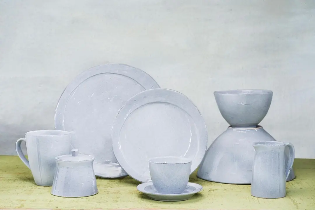 Cosy&Trendy Theodora Grey Beker 430ml - D9.5xH11cm - afbeelding 4 van 4