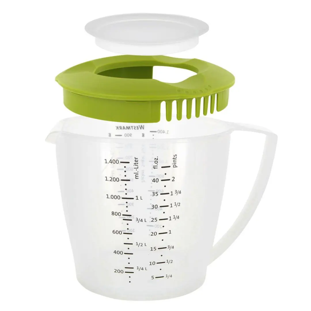 Westmark Maatbeker Helena 1.4L - Kunststof - Transparant/groen
