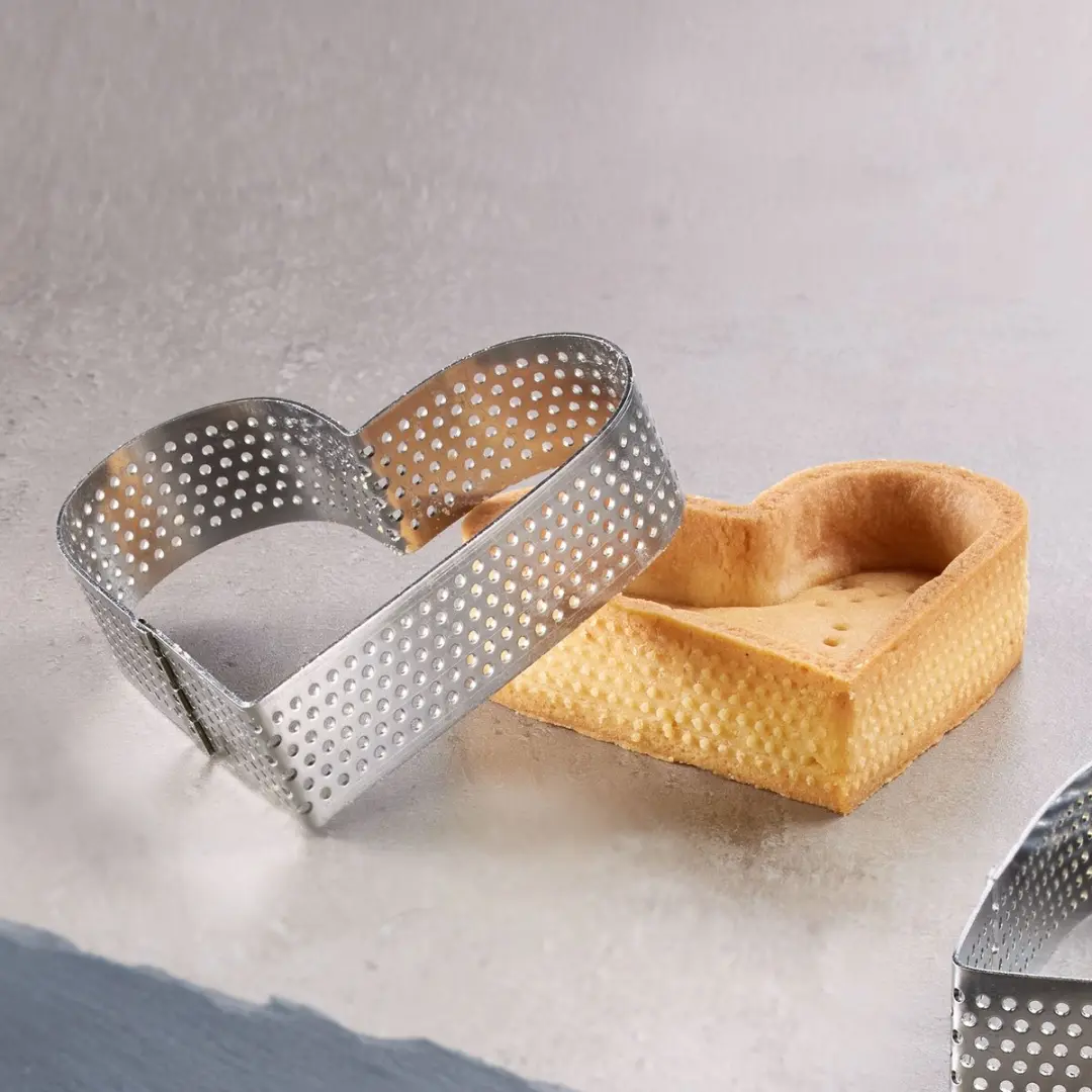 Westmark Hartvorm Taartframe 4 Stuks - Ø8cm