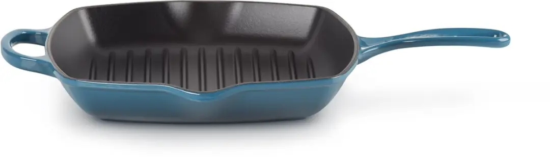 Le Creuset Signature Vierkante Grillpan 26cm - Deep Teal
