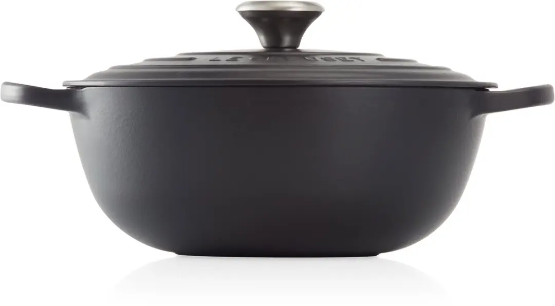 Le Creuset Signature Marmite Mat Zwart Ø 32cm - 7,0l - 13 Stuks
