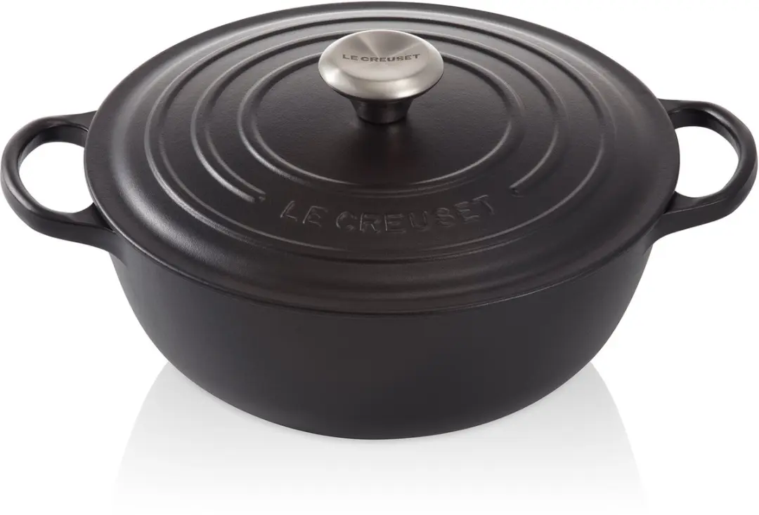 Le Creuset Signature Marmite Mat Zwart Ø 32cm
