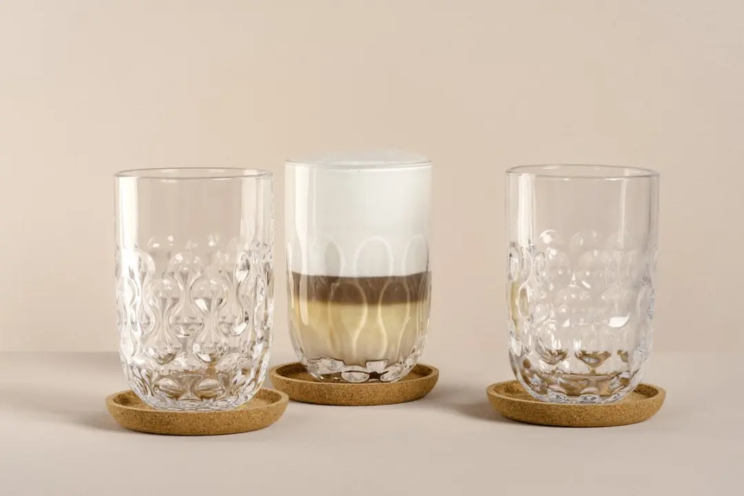 Leonardo Gocce 2 Latte Macchiato Glazen 390ml - Set van 2