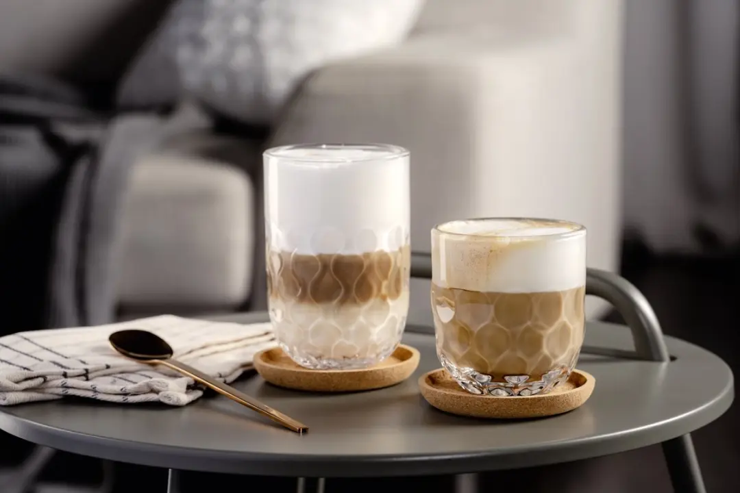 Leonardo Gocce 2 Latte Macchiato Glazen 390ml - Set van 2
