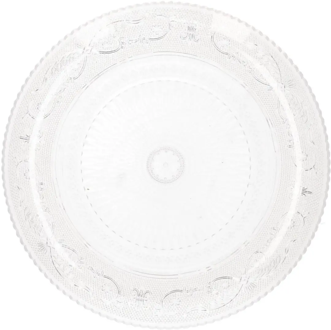 Excellent Houseware Taartbordjes 15cm - 12 Stuks - Mat Transparant