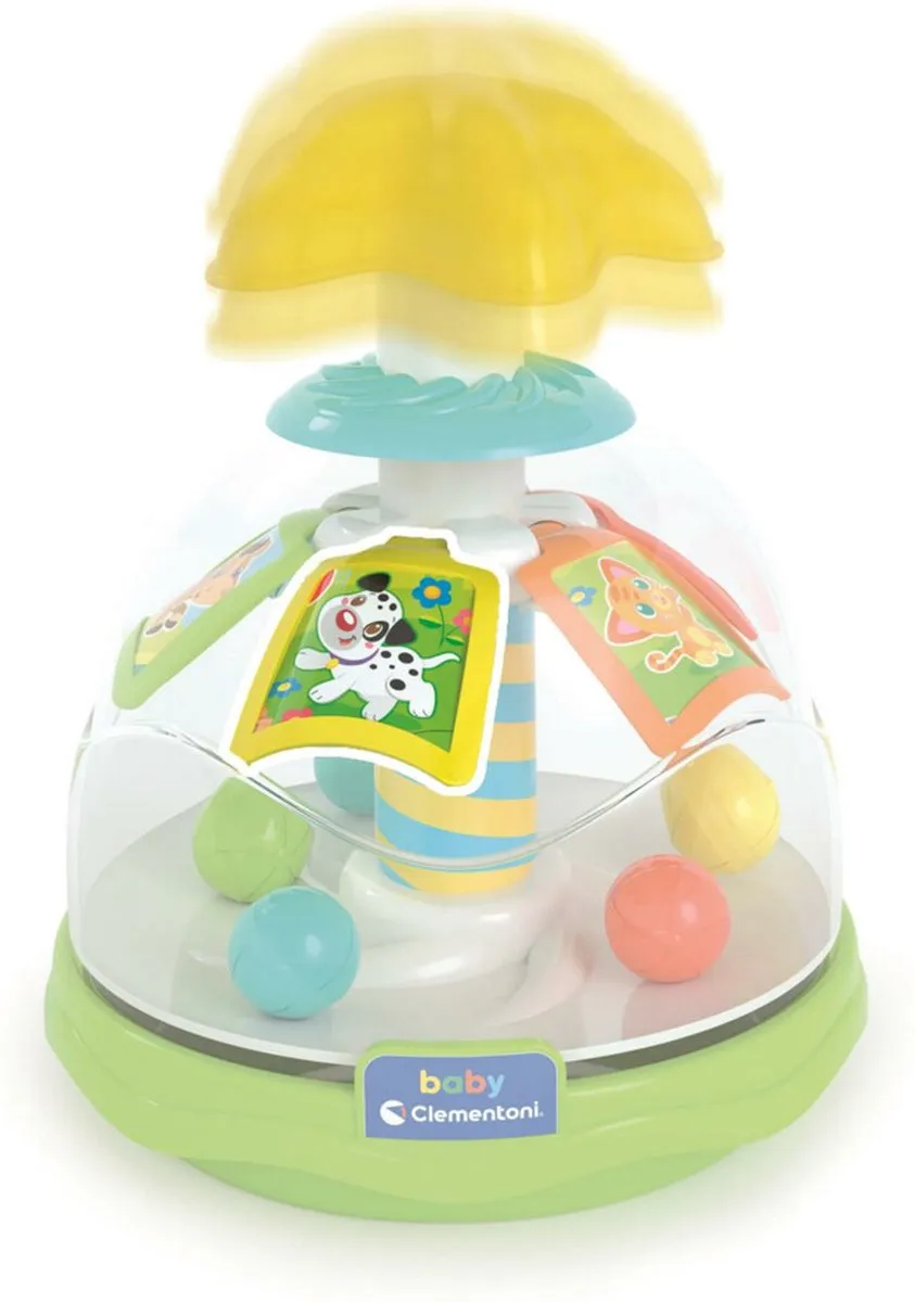 Clementoni Happy Animals Tol met Stuiterballen - Multicolor - afbeelding 6 van 6