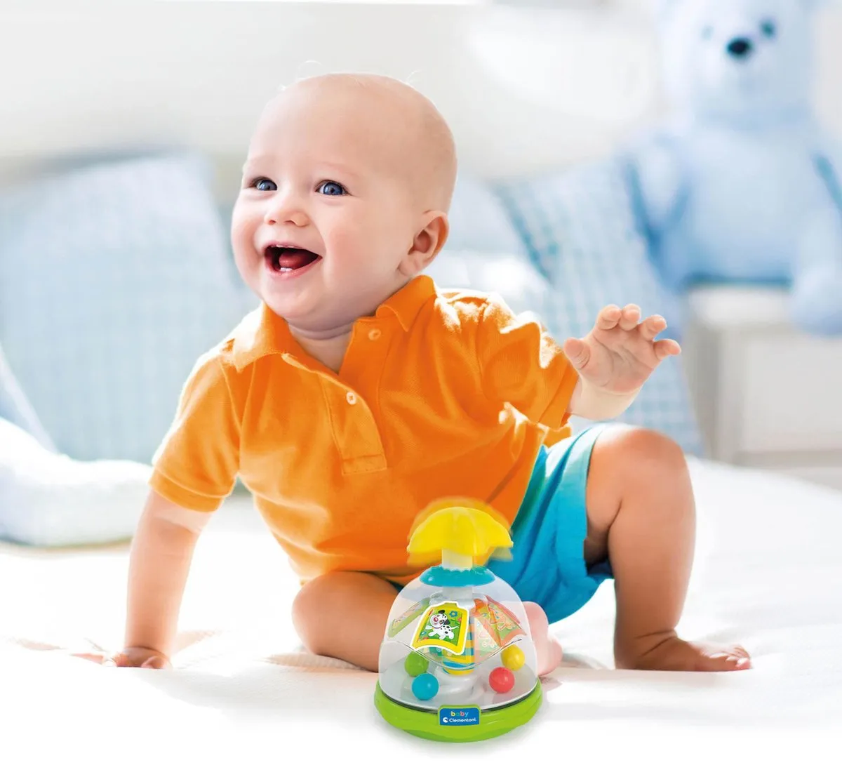 Clementoni Happy Animals Tol met Stuiterballen - Multicolor