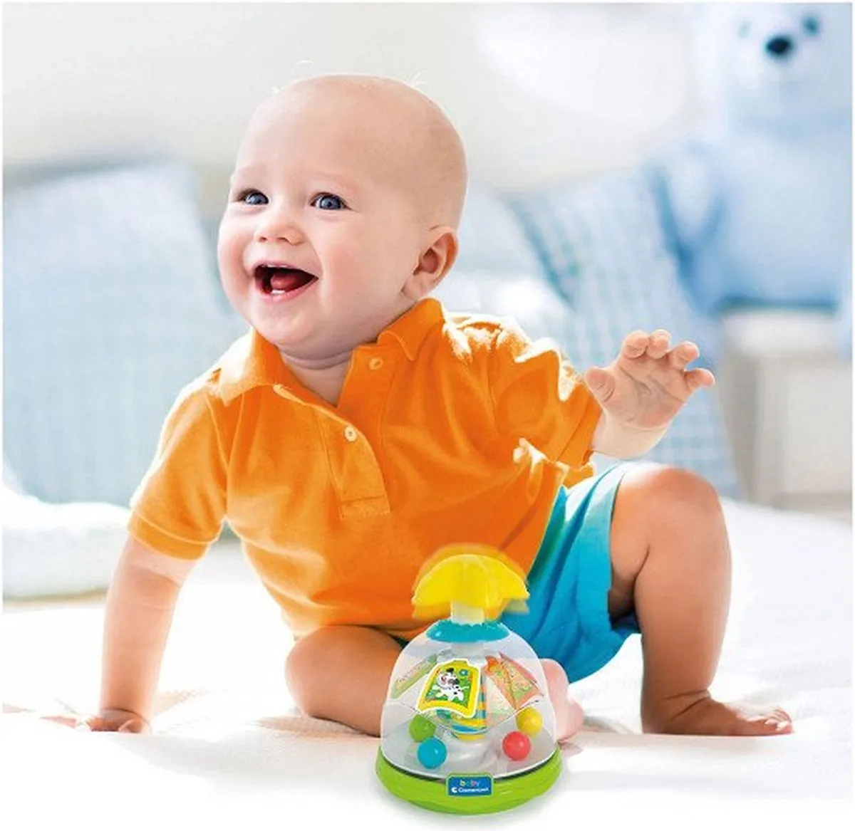 Clementoni Happy Animals Tol met Stuiterballen - Multicolor