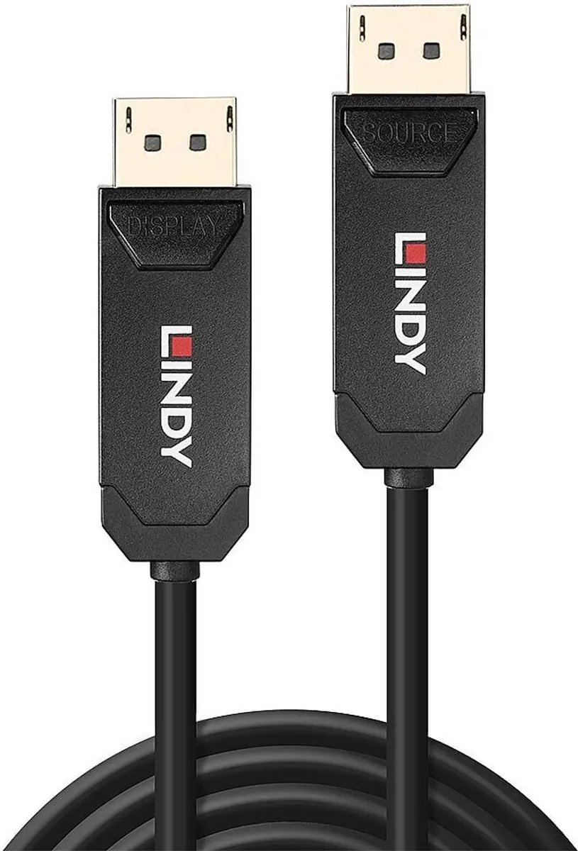 Lindy 38520 DisplayPort Kabel 10m - Zwart
