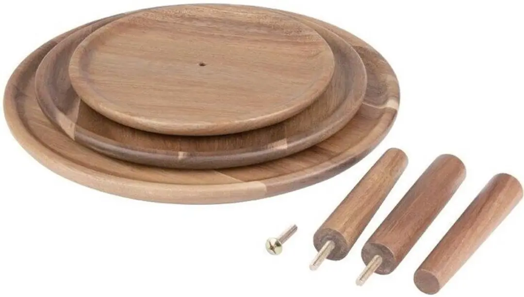 Olympia Acaciahouten Etagère FE152 - 305x395mm - Bruin