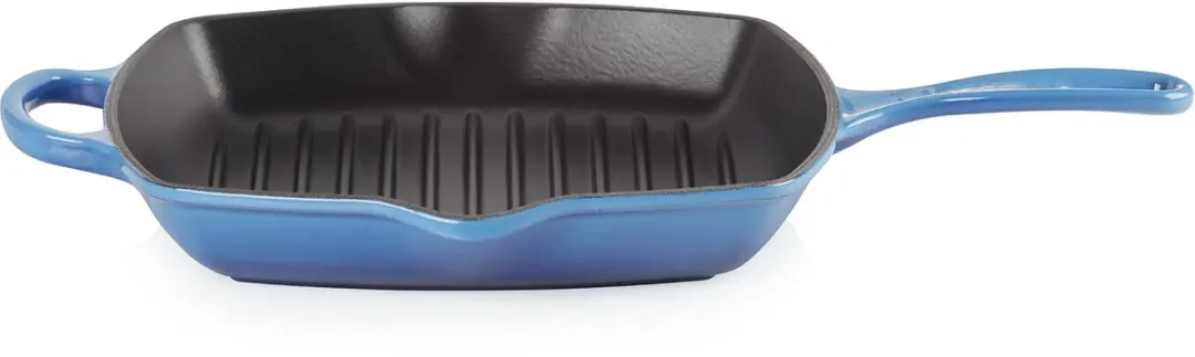 Le Creuset Signature Vierkante Grillpan 26cm - Azure