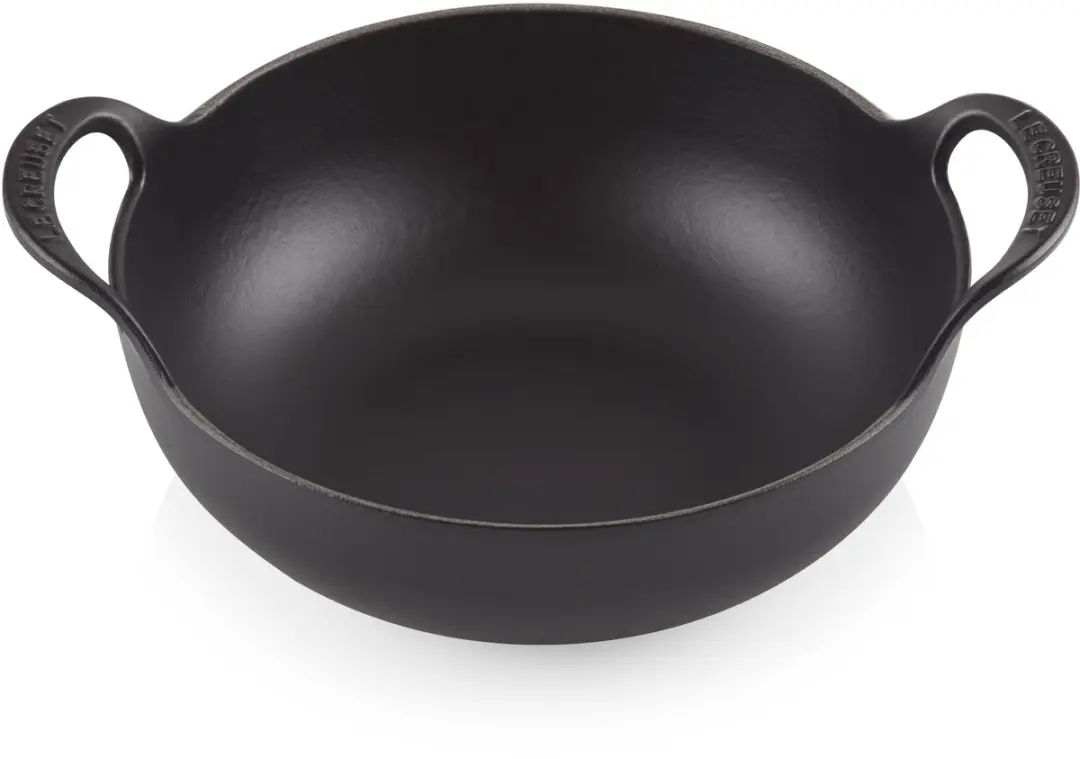 Le Creuset Balti-Pan Mat Zwart Ø 24cm - 2,7L