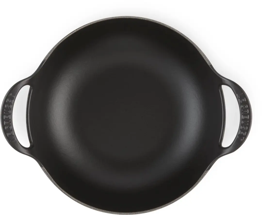 Le Creuset Balti-Pan Mat Zwart Ø 24cm - 2,7L