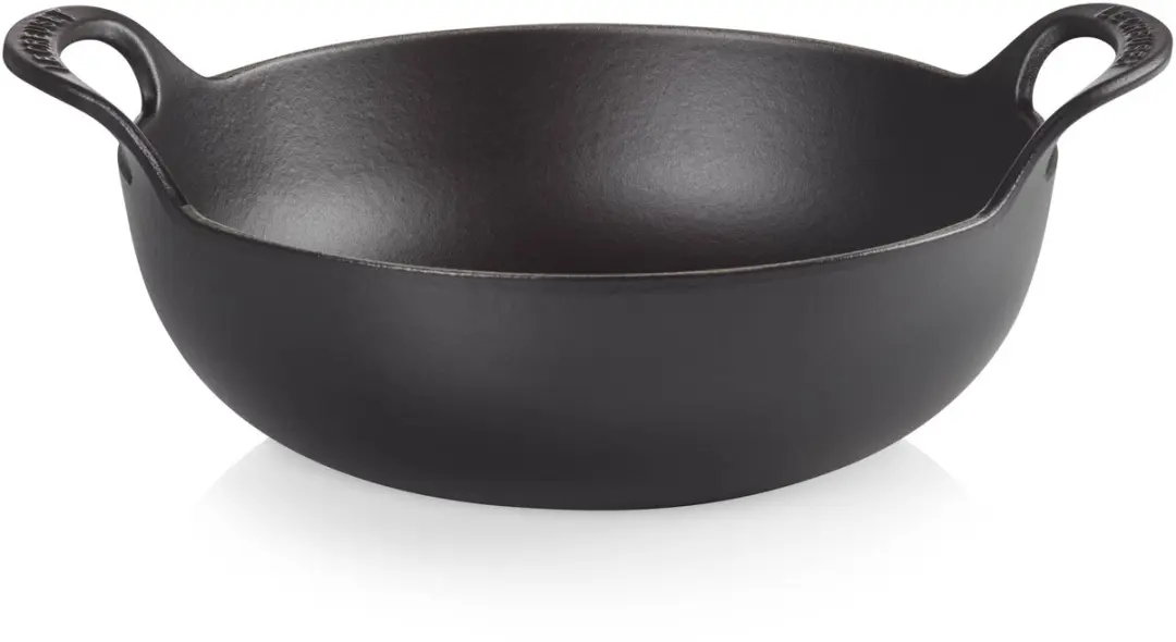 Le Creuset Balti-Pan Mat Zwart Ø 24cm - 2,7L