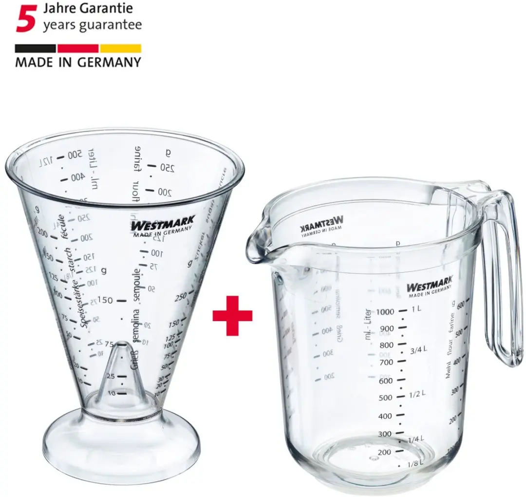 Westmark Gerda Meetset - 0,5L + 1L Transparant