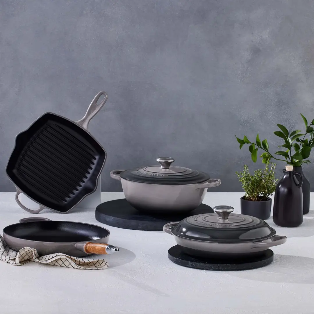 Le Creuset Signature Vierkante Grillpan 26cm - Flint