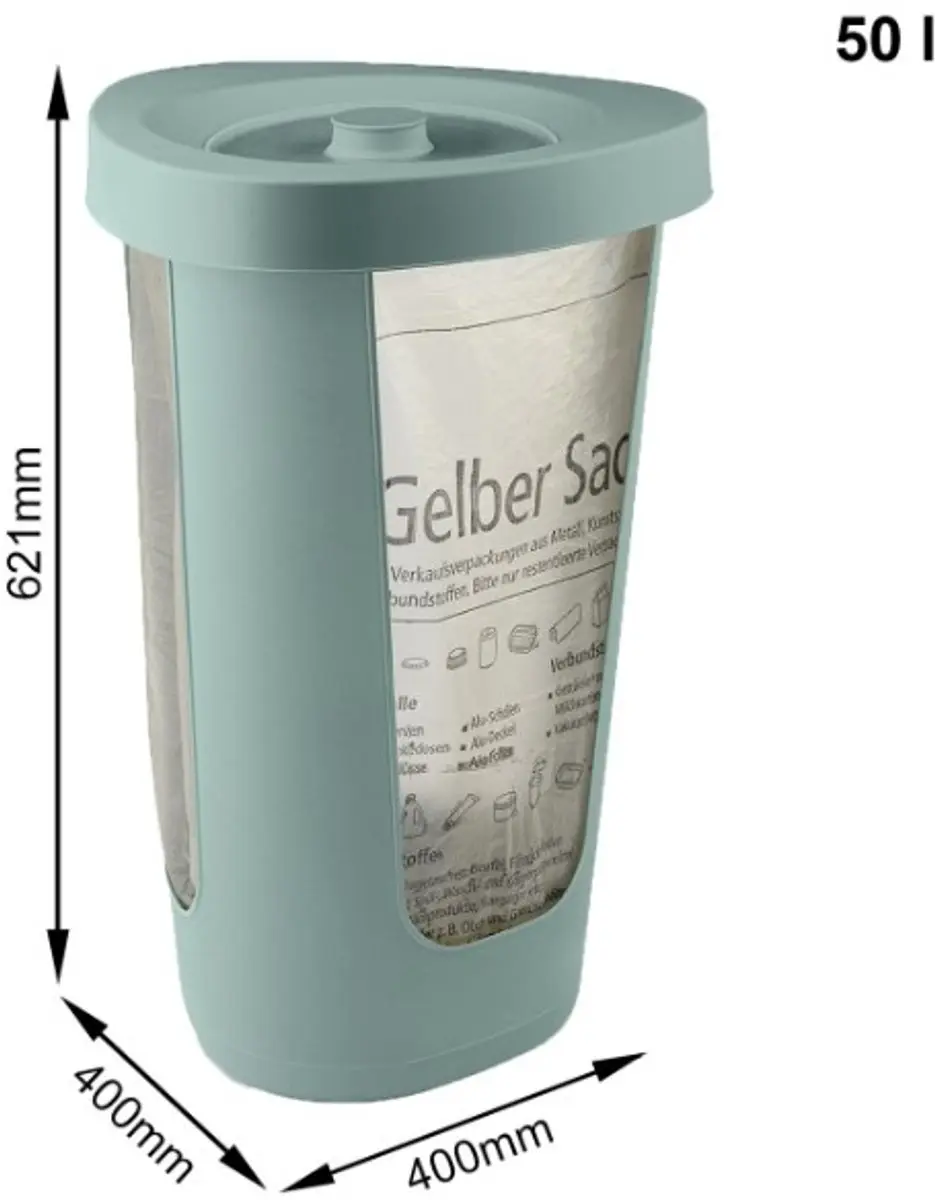 Rotho Fabu Afvalzakkenhouder 50L - Groen