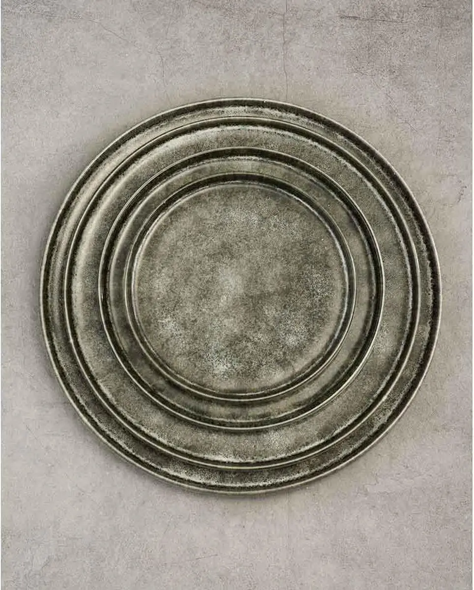 Cosy&Trendy Istra Plat Bord - 26.5cm - Grijs-Groen