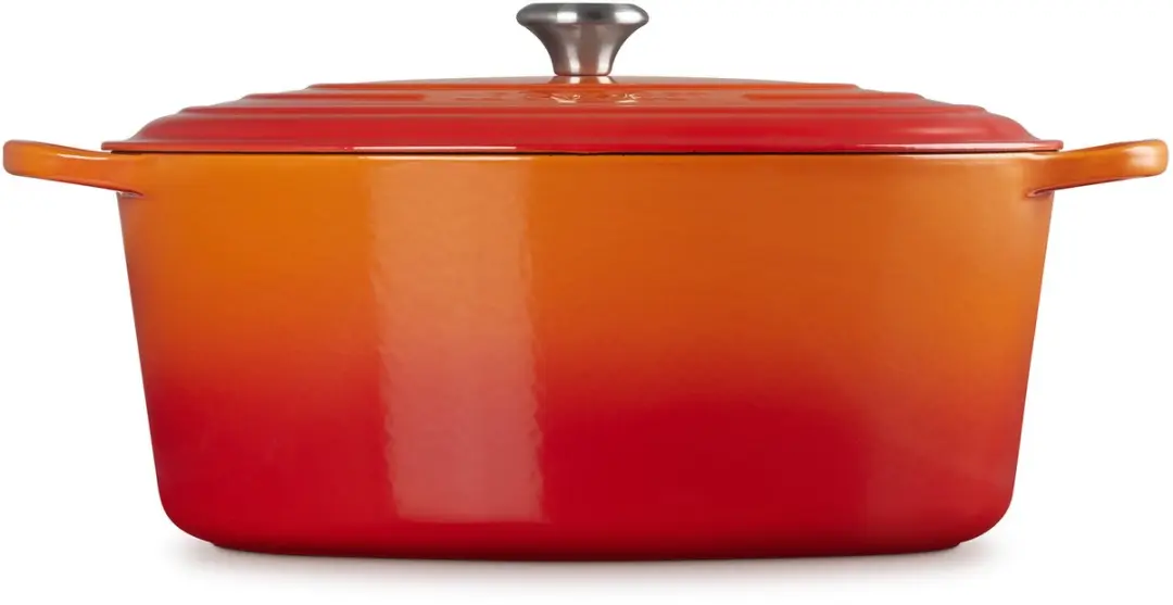 Le Creuset Signature Ovale Braadpan 40cm - 13,9L - Oranjerood