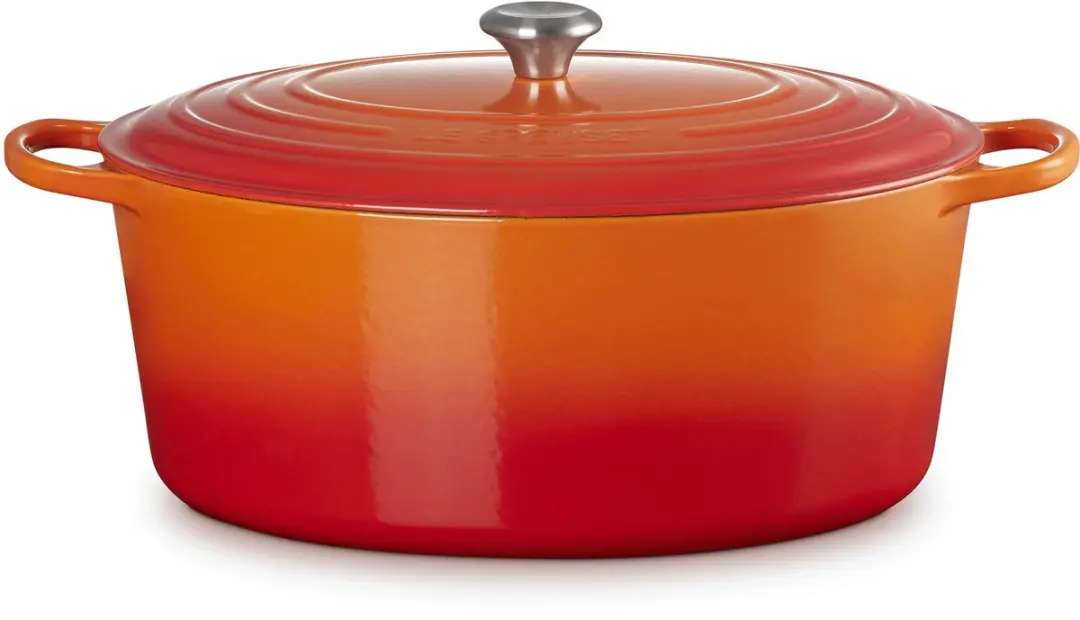 Le Creuset Signature Ovale Braadpan 40cm - 13,9L - Oranjerood