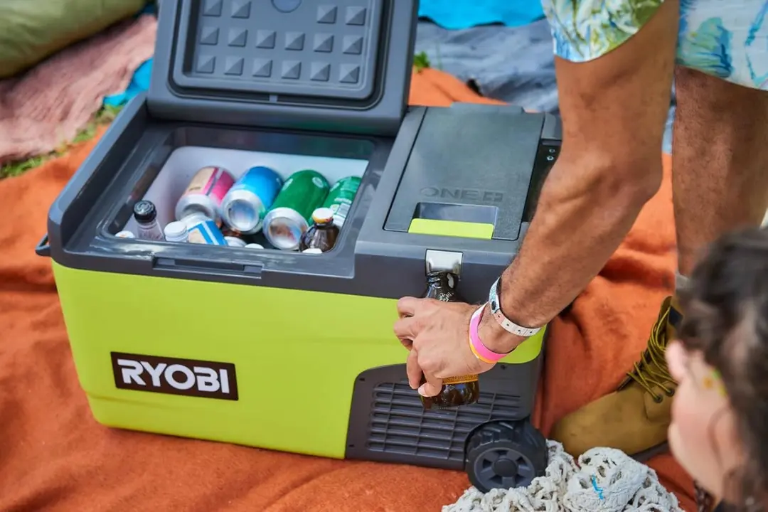 Ryobi 18V ONE+ RY18CB23A-0 Hybride Koelbox 23L - Grijs/Groen