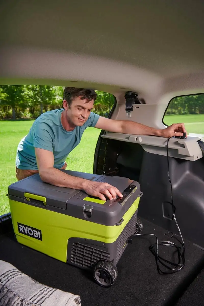 Ryobi 18V ONE+ RY18CB23A-0 Hybride Koelbox 23L - Grijs/Groen