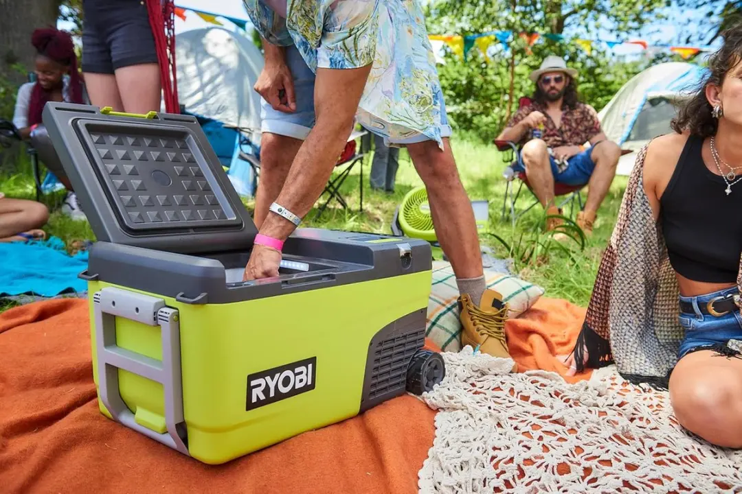 Ryobi 18V ONE+ RY18CB23A-0 Hybride Koelbox 23L - Grijs/Groen
