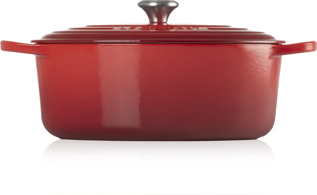 Le Creuset Signature Ovale Braadpan 33cm - 7,5L - Kersenrood