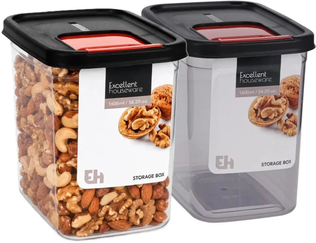 Excellent Houseware Voedselcontainer Strooibus 1600ml