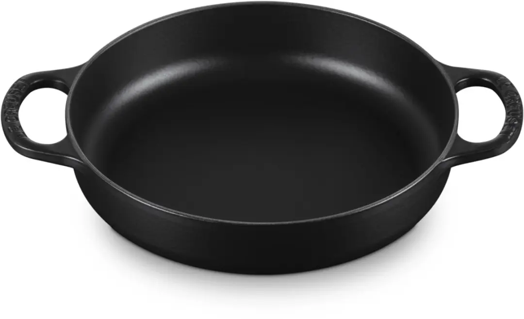 Le Creuset Hapjespan Mat Zwart Ø 28cm