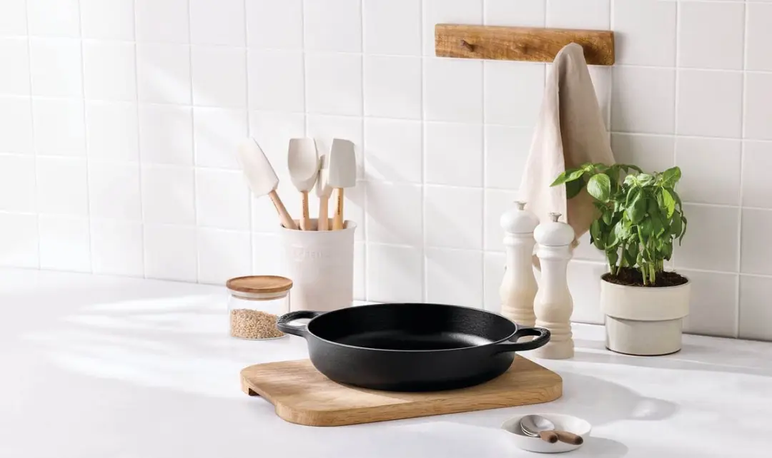 Le Creuset Hapjespan Mat Zwart Ø 28cm