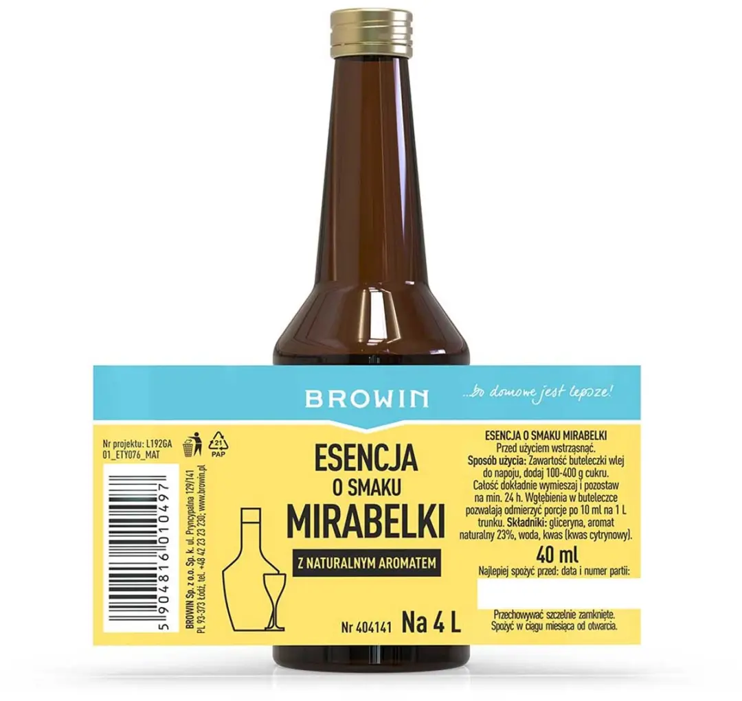 Browin Mirabelpruim Essentie 40ml - Natuurlijk Fruitig - afbeelding 6 van 6