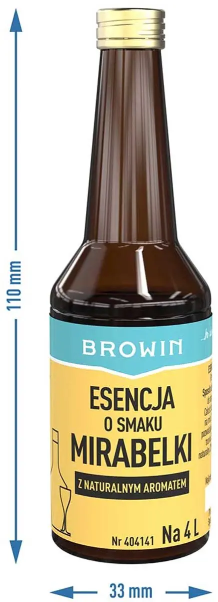 Browin Mirabelpruim Essentie 40ml - Natuurlijk Fruitig