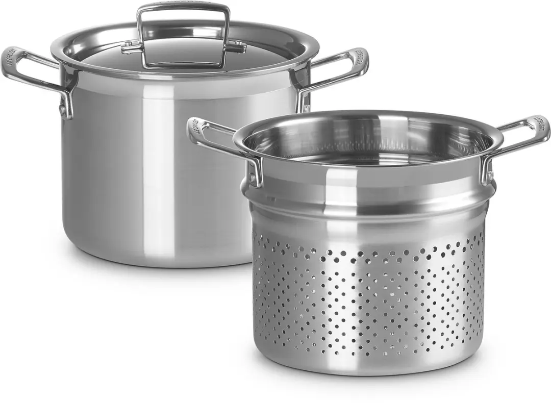 Le Creuset RVS Kookpan Ø 20cm - 5,0L