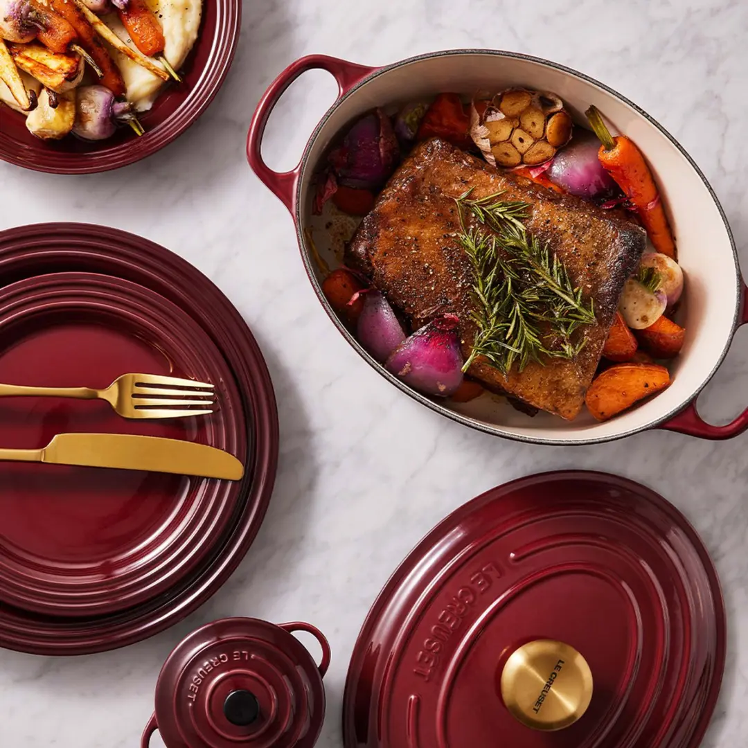 Le Creuset Signature Ovale Braadpan Garnet 31cm - 6,3L
